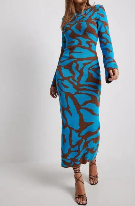 Stacey - Élégante Robe Maxi à Motif Floral