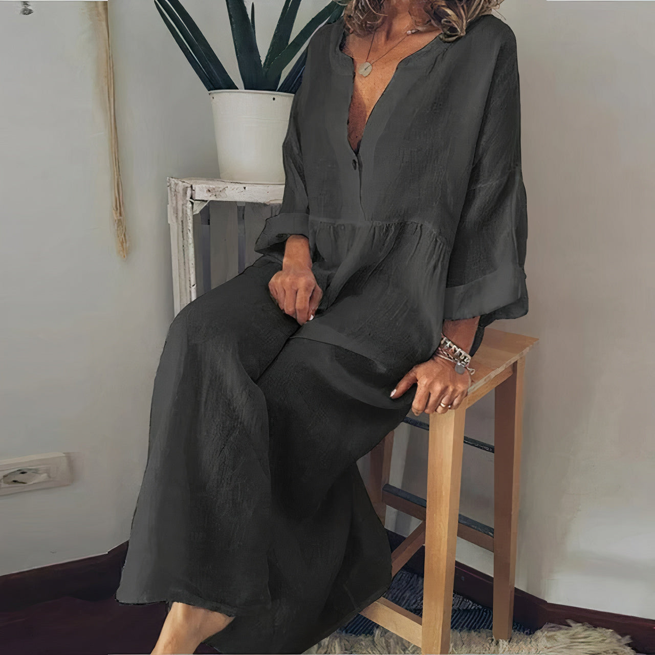 Robe Inspirée par une Blouse