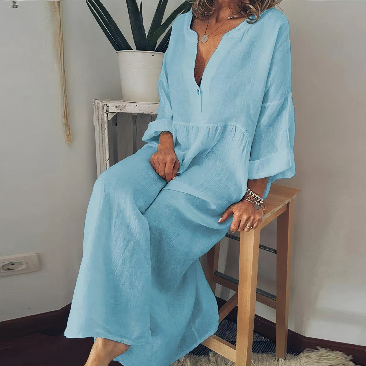 Robe Inspirée par une Blouse